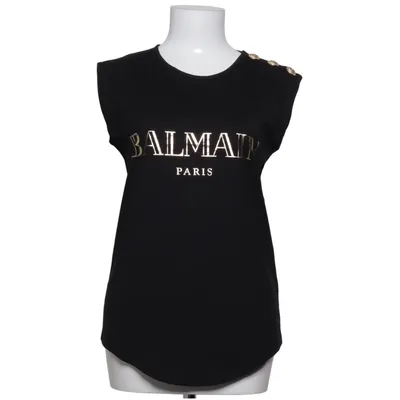 Tanktop (Zwart) van Balmain Katoen