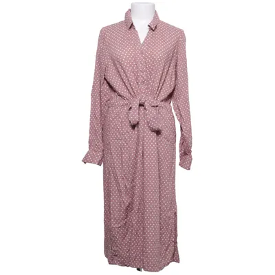 Skjortklänning (Brun, Vit) från Happy Holly Viskos