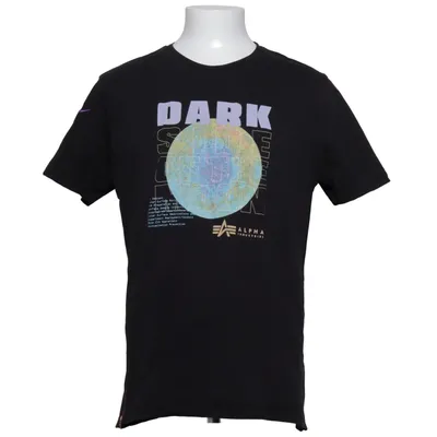 T-shirt (Svart, Flerfärgad) från Alpha Industries Bomull