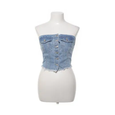 Tubtopp (Blå) från Shein Bomull, Polyester, Viskos