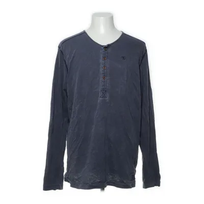 Henley T-shirt (Blå) fra Cottonfield Bomuld