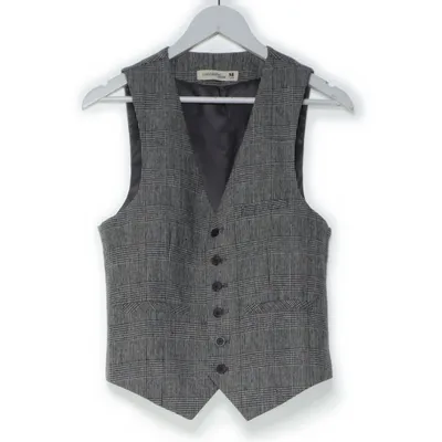 Kostymväst (Svart, Vit)