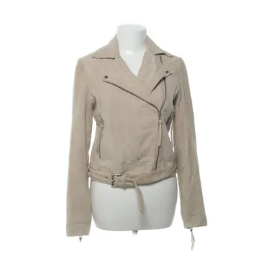 Bikerjacka (Beige) från Tiger of Sweden Jeans Skinn, Bomull, Polyester