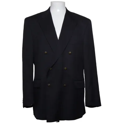 Blazer (Blå) fra Balmain Viscose, Uld