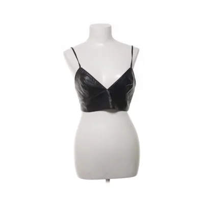 Crop top (Black) from Karl Lagerfeld Polyurethane, Polyester, Viscose