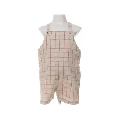 Dungarees (White, Red) from Monkind Linen