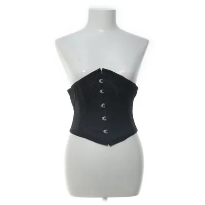 Corset (Black) from Burleska Cotton, Polyester