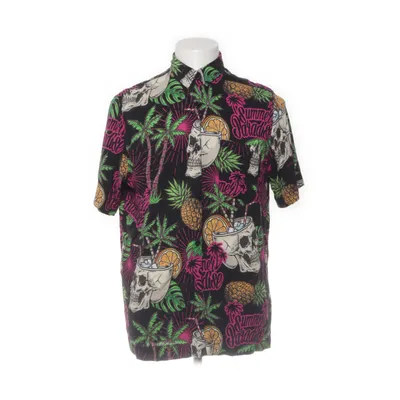 Kortärmad skjorta (Svart, Flerfärgad) från Vailent Viskos