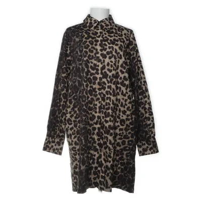 Skjortklänning (Brun, Svart, Beige) från Second Female Ekologisk bomull