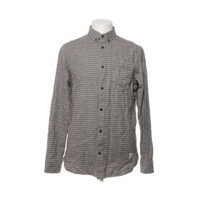 Buttondown-skjorta (Svart, Grå) från Penfield Bomull