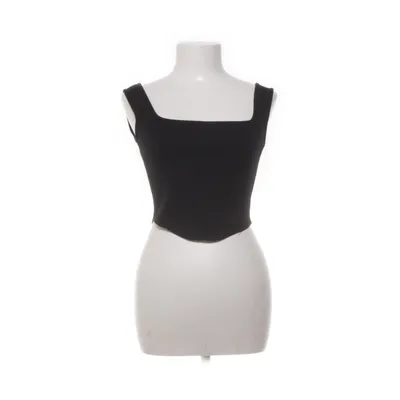 Crop top (Noir) de Zara Polyamide, Viscose