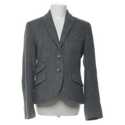 Blazer (Gray) from SAND Pink Label Acetate, Cotton, Viscose, Wool
