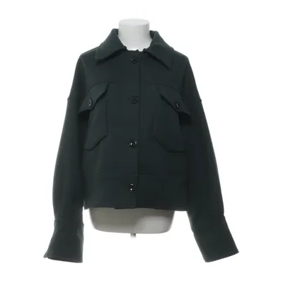 Överskjorta (Grön) från Meotine Rävpäls, Polyester, Viskos