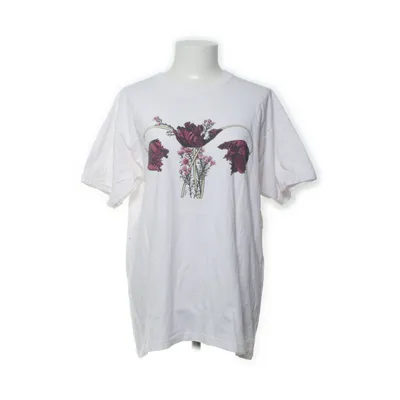 T-shirt (Vit, Rosa) från Fruit of the Loom Bomull