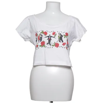 Crop top (Blanc, Multicolore) de Kenzo Jeans Coton