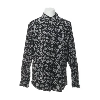 Shirt (Zwart, Grijs) van Dressmann Katoen, Elastaan
