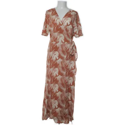 Wrap dress (Brown, White) from Rusttydustty Viscose