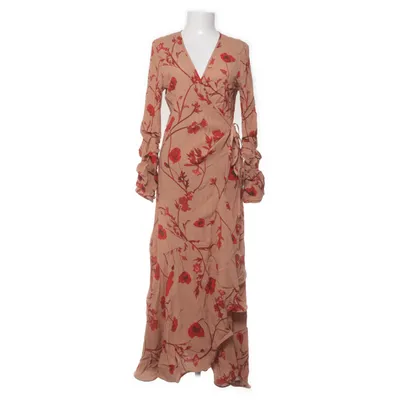 Wrap dress (Beige, Red) from Johanna Ortiz x H&M Viscose