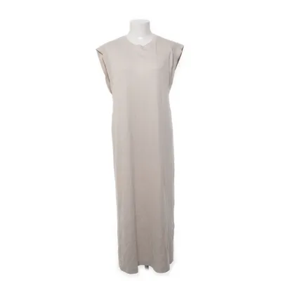 Robe longue (Beige) de Zara Coton, Élasthane