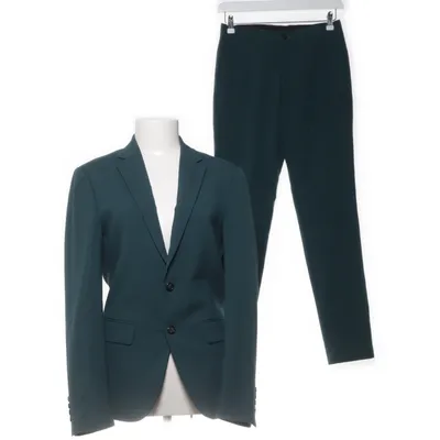 Kostym (Grön) från Lindbergh White Polyester, Viskos, Elastan