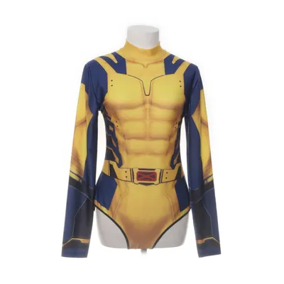 Maskeradkläder (Gul, Blå) Elastan, Polyester