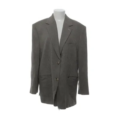 Blazer (Brun, Hvid) fra H&M Studio Polyamid, Viscose