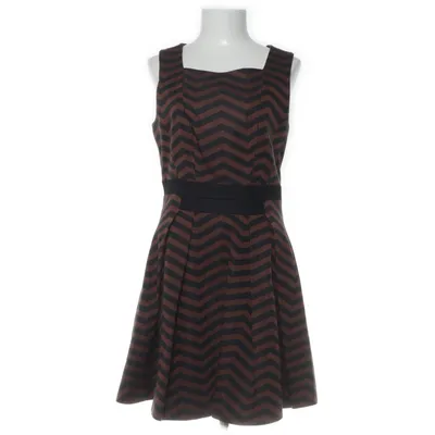 Jurk (Bruin, Zwart) van Karen Millen Acetaat, Acryl, Katoen, Elastaan, Viscose