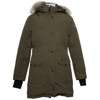 Parka (Green) from Canada Goose Cotton, Down, Polyamide, Polyester
