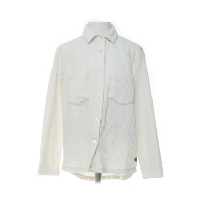 Överskjorta (Vit) från Ü by KappAhl Bomull, Elastan, Polyester