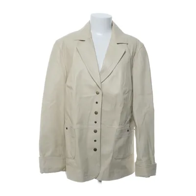 Läderkavaj (Beige) från Yuppie Skinn, Polyester
