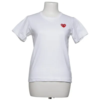 T-shirt (Wit) van Comme des Garçons PLAY Katoen