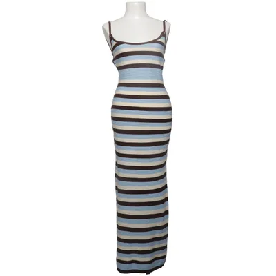 Maxi jurk (Blauw, Bruin, Wit) van Loavies Polyester, Viscose