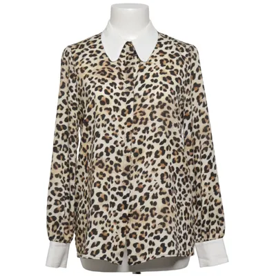 Blouse (Beige, Bruin, Zwart) van Zara Trafaluc