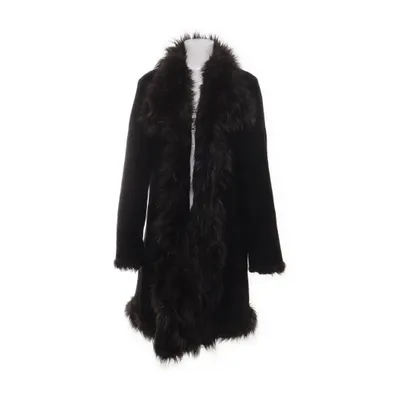 Shearlingjacka (Svart, Grå) från Patrizia Dini Akryl, Pälsimitation, Skinn, Polyester