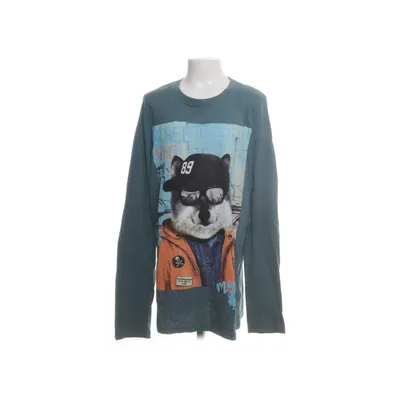 Long sleeve T-shirt (Green, Multicolored) from Skate Nation Cotton