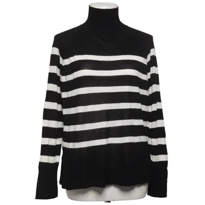 Rollkragenpullover (Schwarz, Weiß) von Zara Acryl, Viskose
