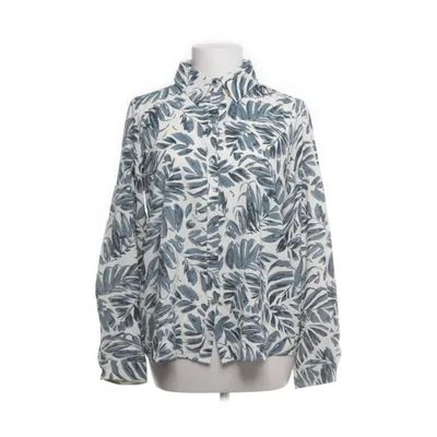 Shirt (White, Green) from Emma Ella Polyester