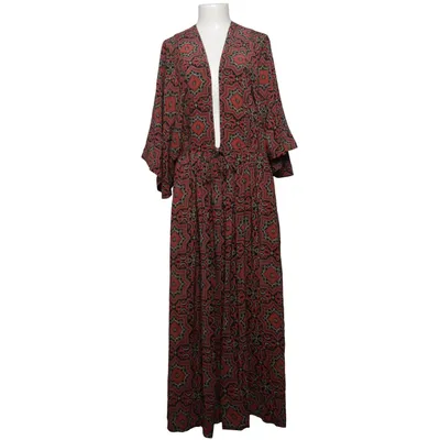Wrap dress (Red, Black, Multicolored) from Sissel Edelbo Silk
