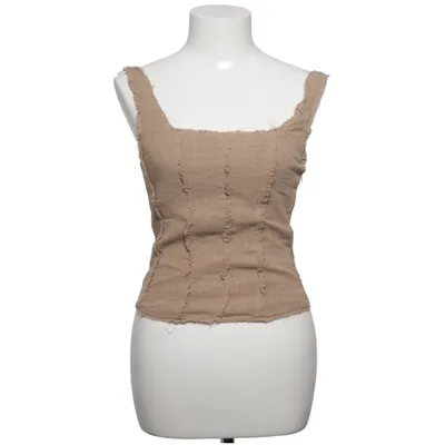 Topp (Beige) från Unif Bomull, Linne, Viskos