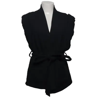 Gilet (Zwart) van H&M Katoen, Polyester