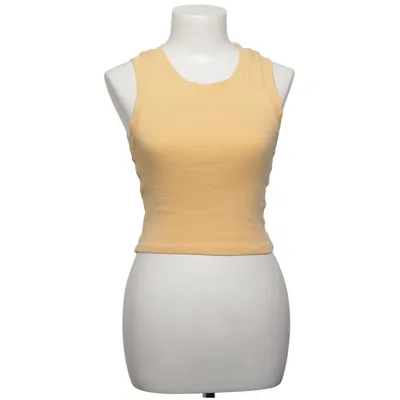 Tank Top (Yellow) from Gina Tricot Cotton, Elastane
