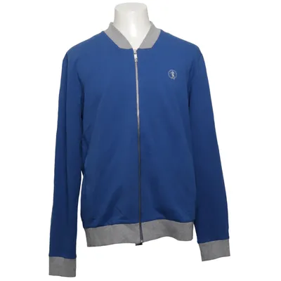 Trainingsjacke (Blau, Grau) von Bikkembergs Baumwolle, Elasthan