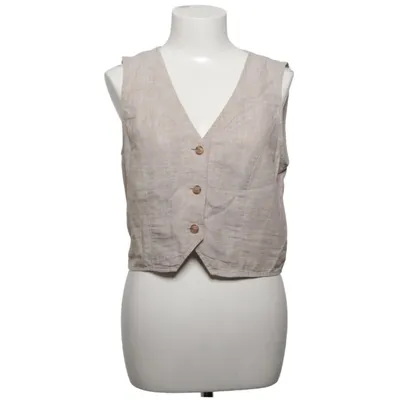 Jakkesætsvest (Beige) fra Monki Polyester, Linned, Bomuld
