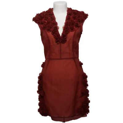 Jurk (Rood) van H&M Conscious Collection Organisch katoen, Polyamide, Gerecycled polyester