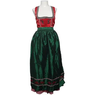 Dirndl (Rot, Grün, Weiß) von Spieth & Wensky Baumwolle, Polyester