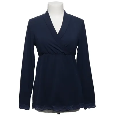 Wikkelblouse (Blauw) van Hunkemöller Elastaan, Polyester, Viscose