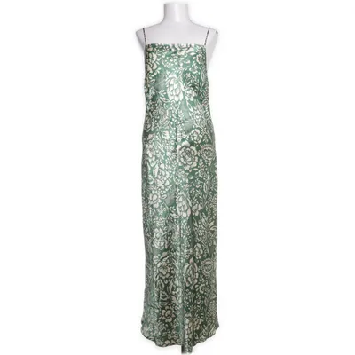 Maxi jurk (Groen, Beige) van Zara