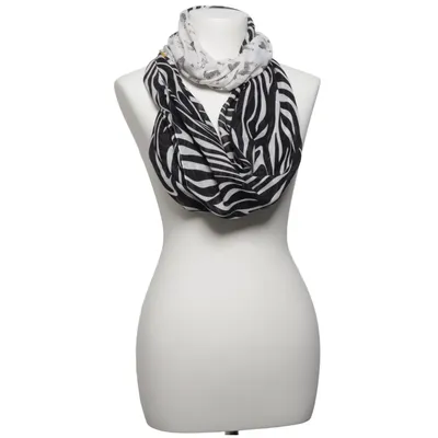 écharpe circulaire (Noir, Blanc) de s.Oliver Polyester
