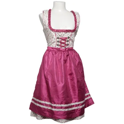 Dirndl (Hvid, Pink, Flerfarvet) fra Waldschütz Bomuld