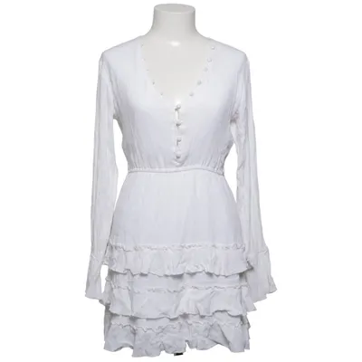 Robe (Front Button Frill Dress) de Donna Romina x NA-KD Polyester, Viscose